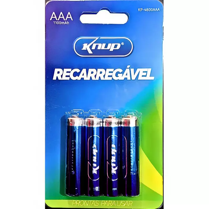 PILHA KNUP RECARREGAVEL KP-4800AAA