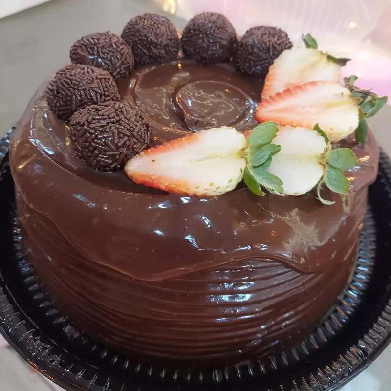 Vulcão chocolate