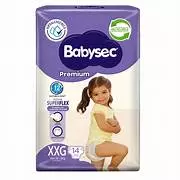 PAÑAL BABYSEC XXG 14UN