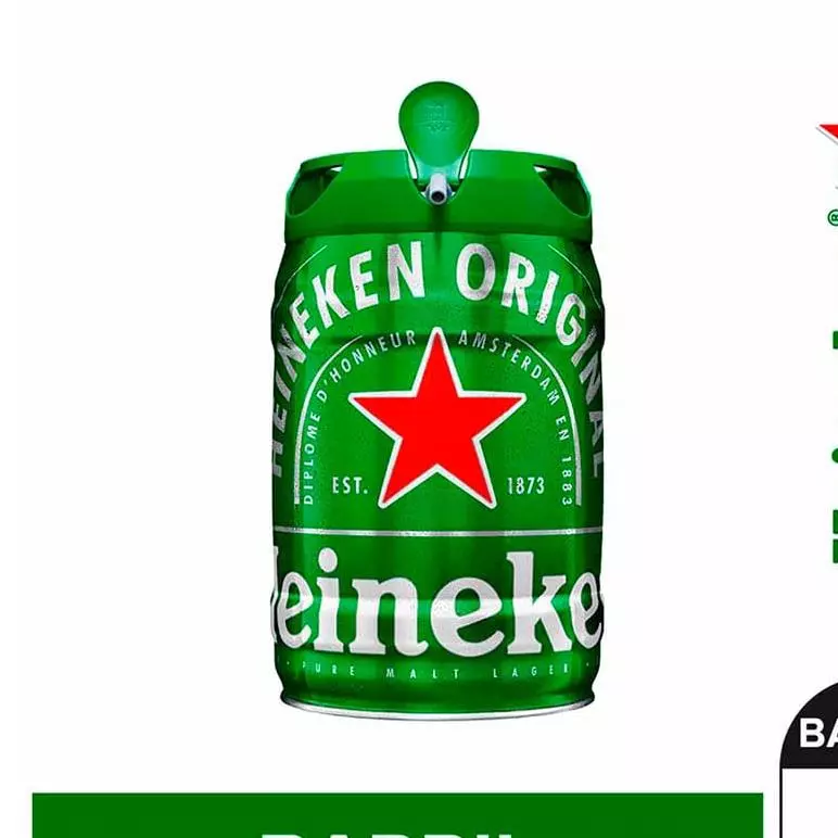 HEINIKEN BARRIL X 5 LITROS