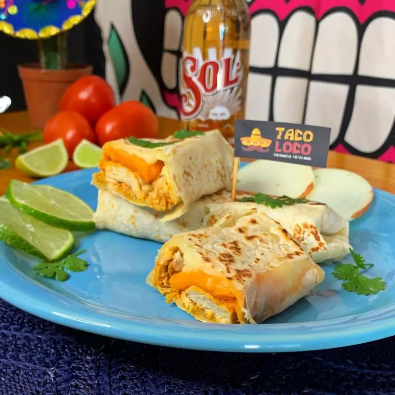 Mini burrito Frango