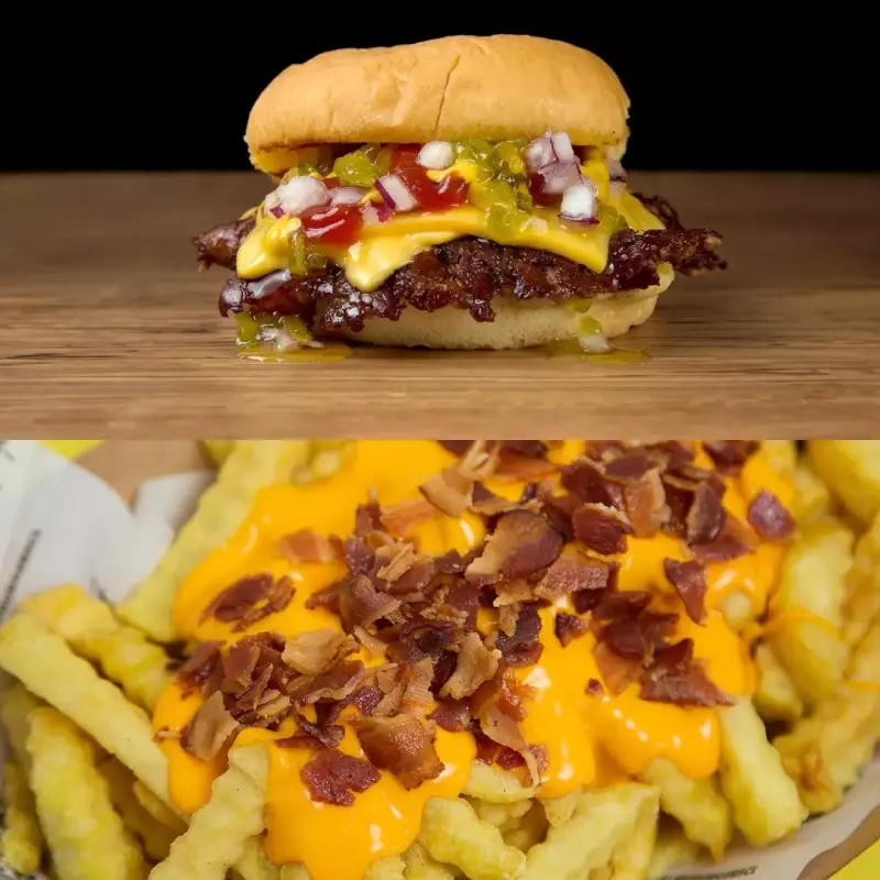 ⚡️1/4 MALIBÚ + PAPAS CHEDDAR TOCINO⚡