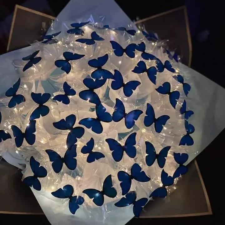 Mariposas Azules Led