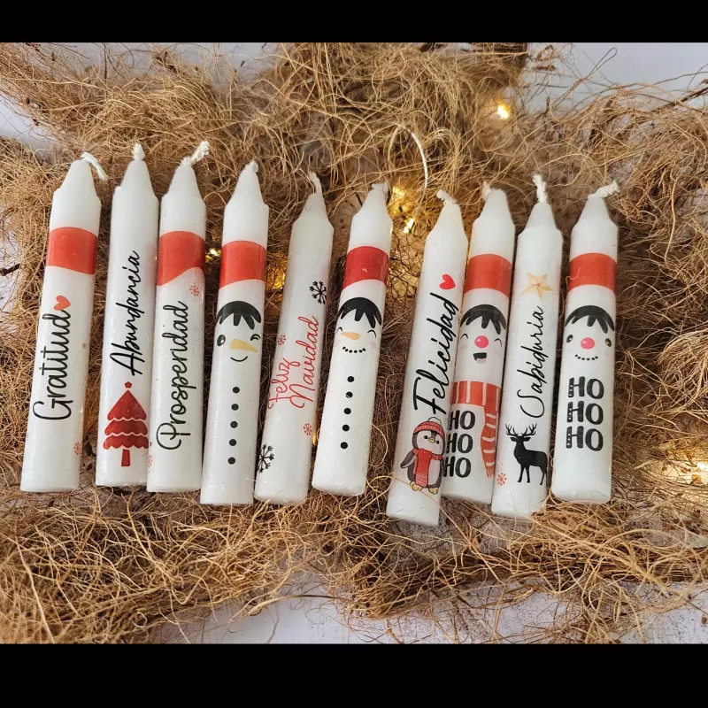 Vela Copito Pqte x10 Navidad