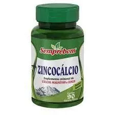 Zinco Cálcio 90 cápsulas - 950mg