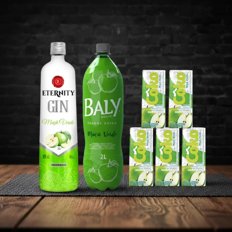 COMBO GIN ETERNITY MAÇÃ VERDE