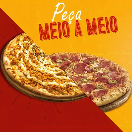 Pizza dois sabores