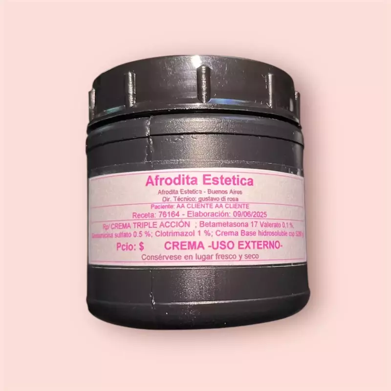 Crema triple acción