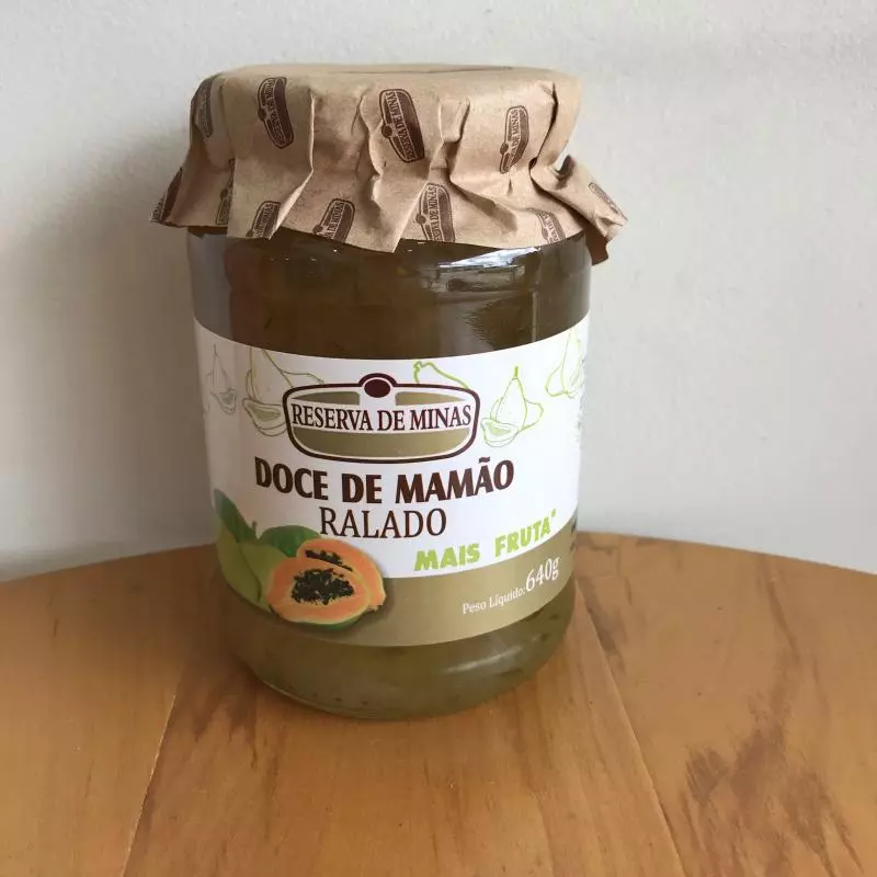 Doce Mamão Ralado 640gr