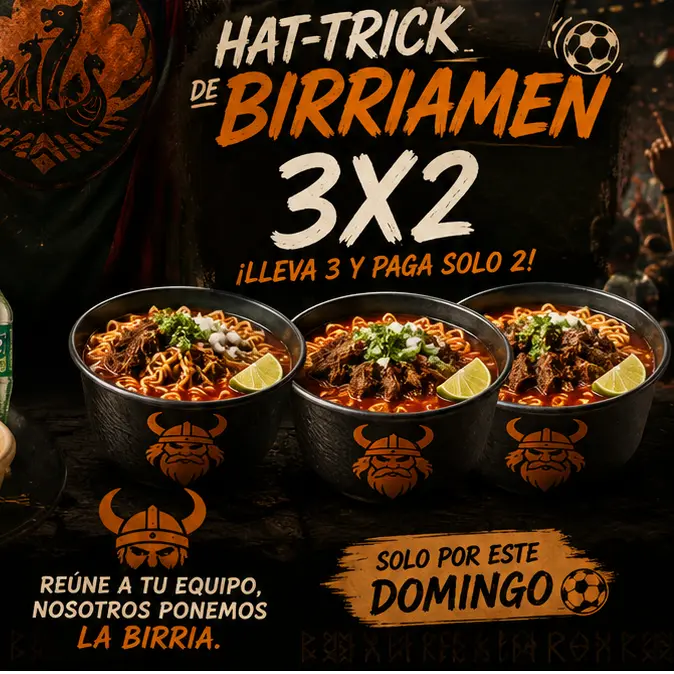 🍜 Hat-Trick de Birriamen