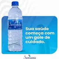 ÁGUA MINERAL SANTISSIMA 500ML