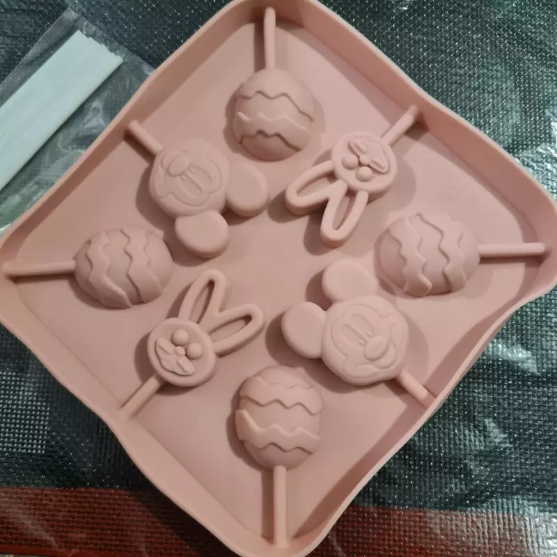 Molde silicona paleta pascuas 16x16