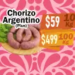 CHORIZO ARGENTINO PARA 10 KG