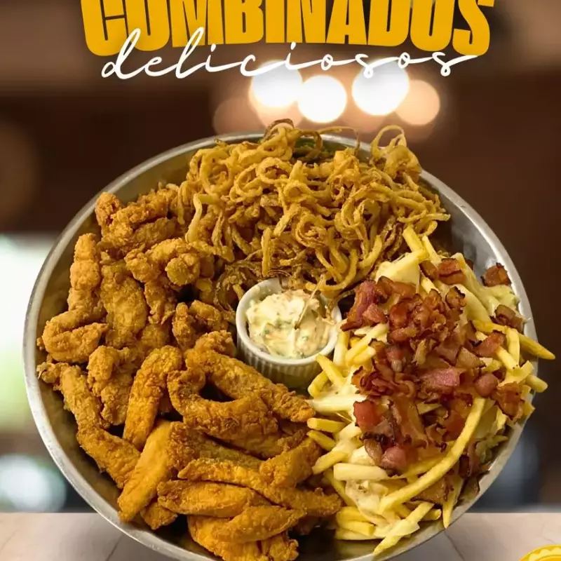 Combinado 2 com catupiry e bacon