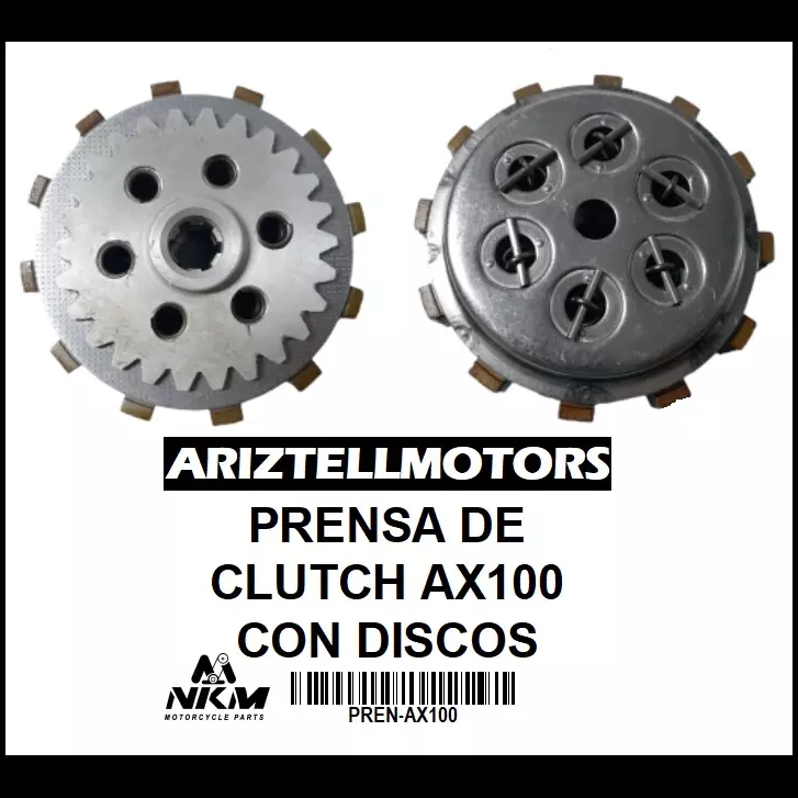 PRENSA DE CLUTCH AX100 CON DISCOS