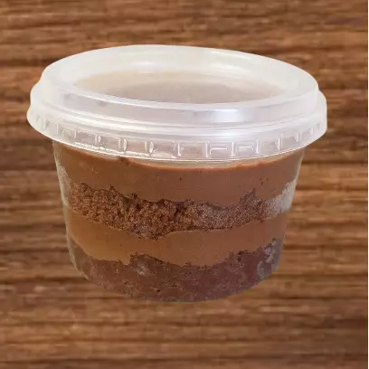 Bolo no pote Brigadeiro cremoso