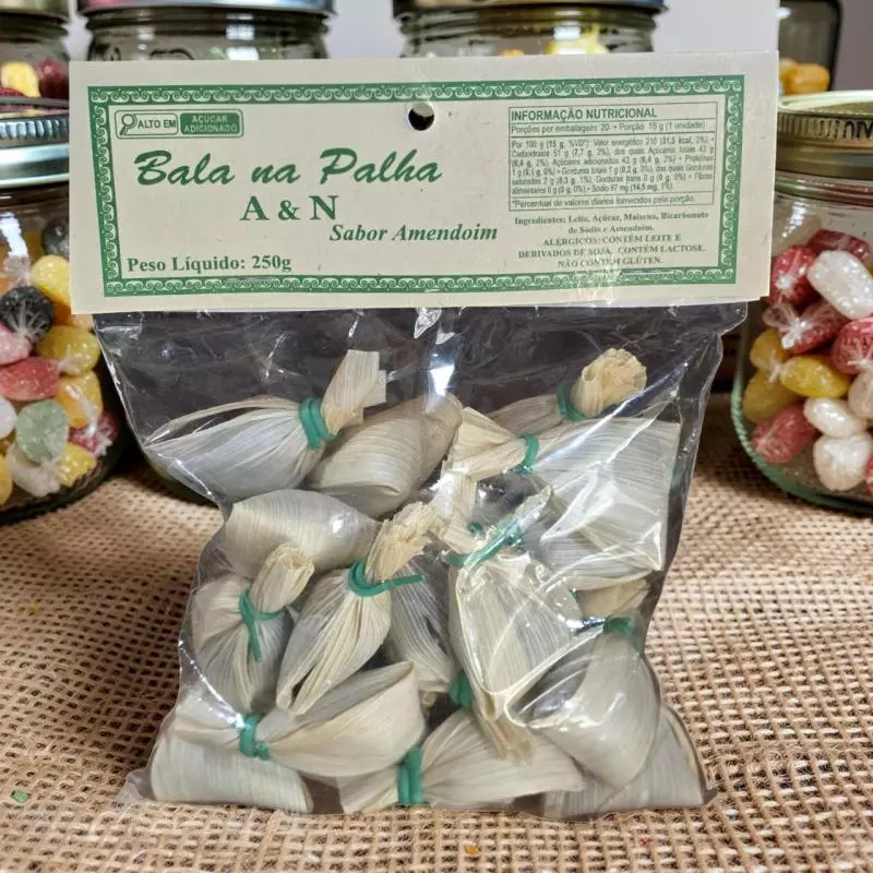 Bala na Palha de Amendoim