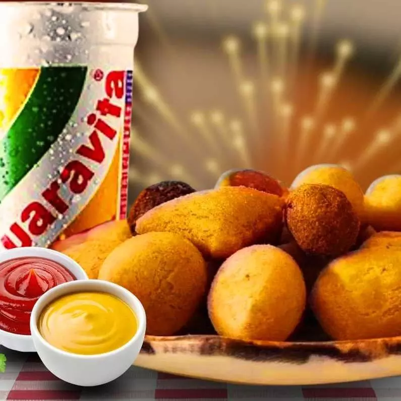 15 Salgados com Guaravita