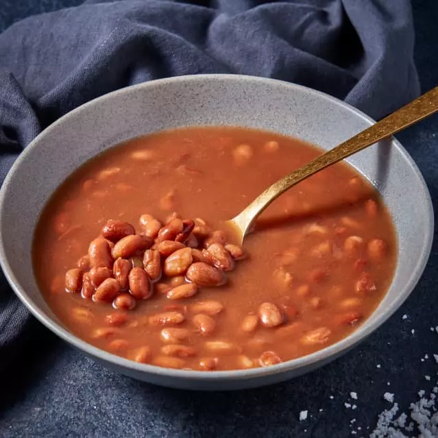 Porción de frijoles