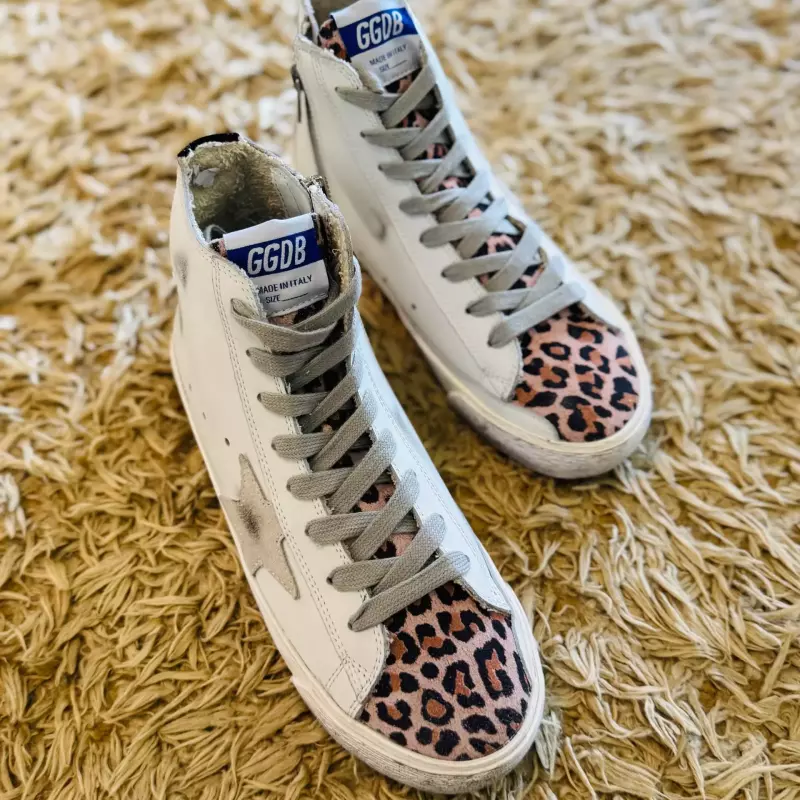 TENIS GOLDEN GOOSE BOAT ANIMALPRINT