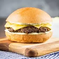 Smash cheese burger