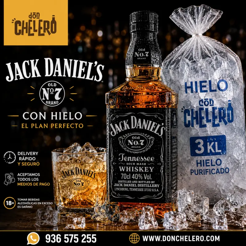 JACK DANIELS OLD N'7 x 750 ML