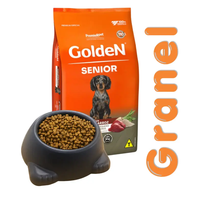 Golden Sênior Carne e Arroz Granel