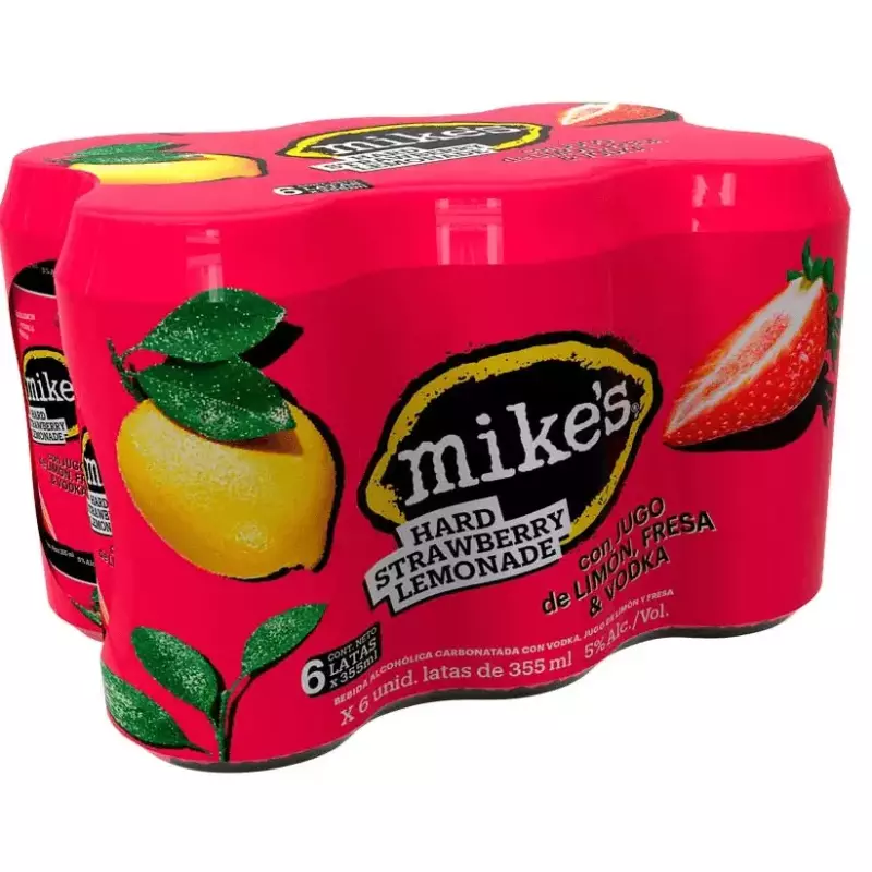 MIKE'S Fresa Lata 355ml Sixpack