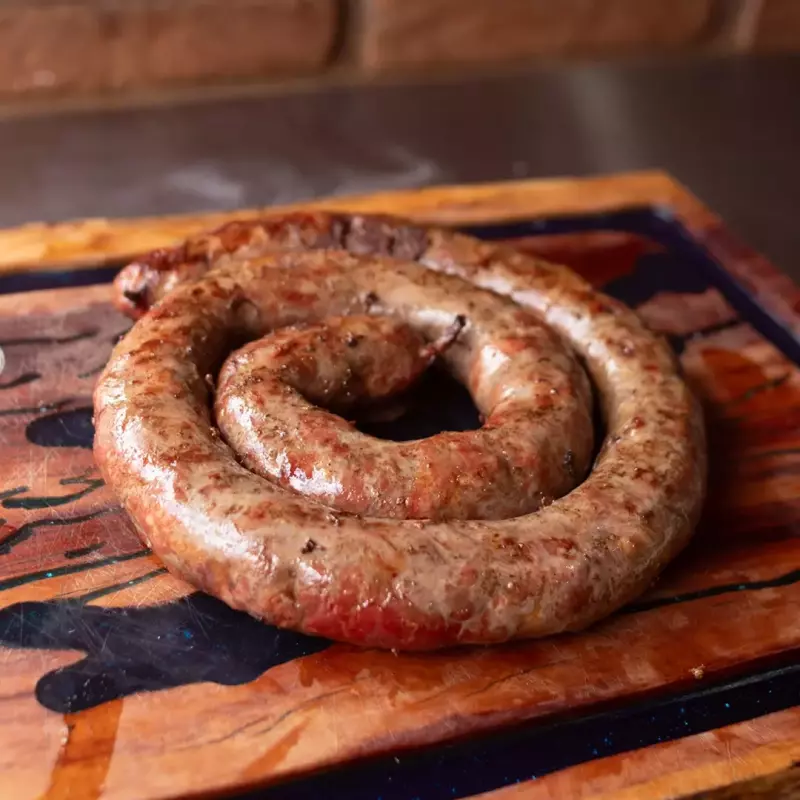 Linguiça caseira da casa