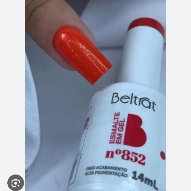 Esmalte Gel Beltrat N•852 Vermelho