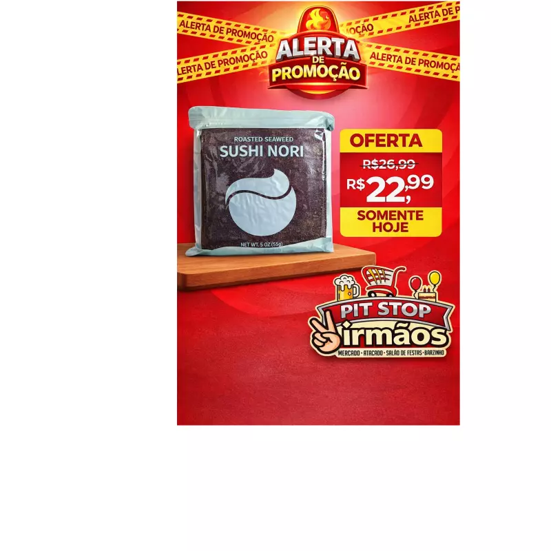 SUSHI NORI SILVER C/50 FOLHAS