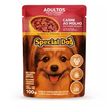 Special Dog Sachê Raças P Carne 100g