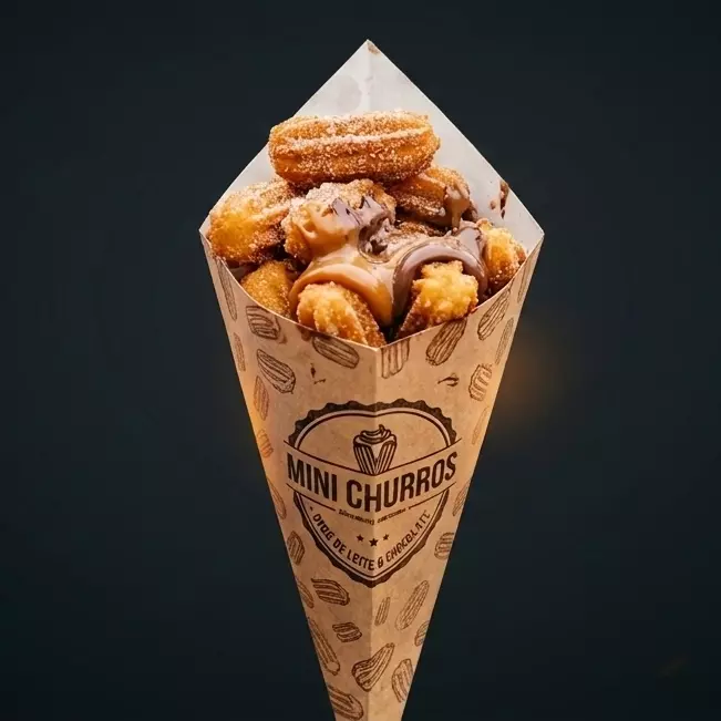 Mini Churros no Cone