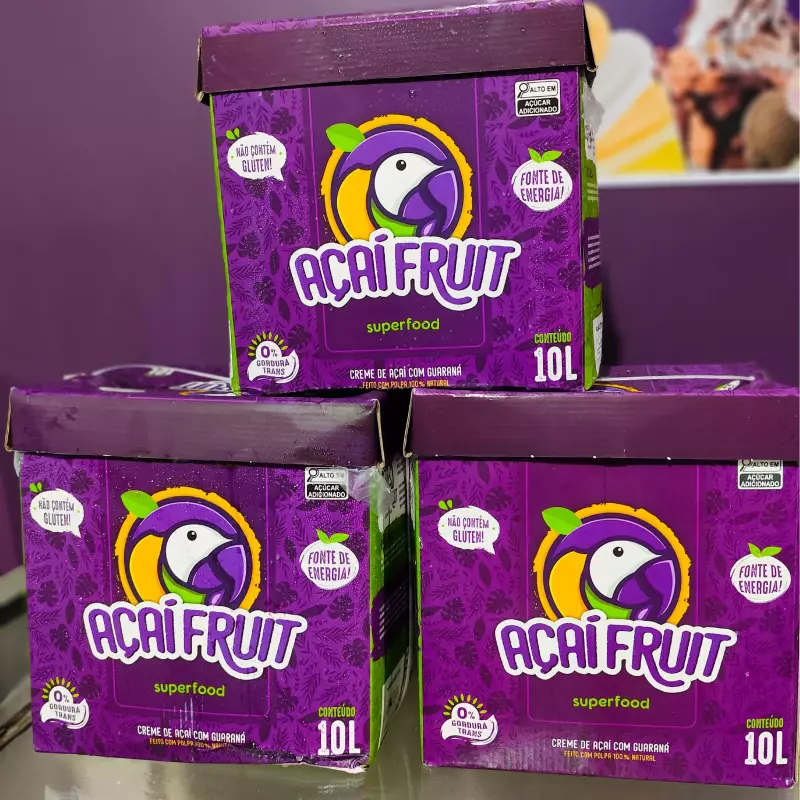 CAIXA DE 10 LITROS DE AÇAÍ
