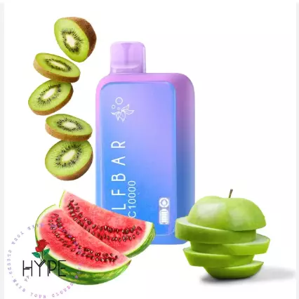 elf bar bc10000 kiwi watermelon appl