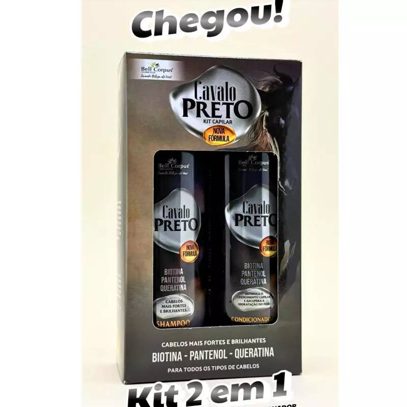 KIT CAPILAR 2X1 CAVALO PRETO