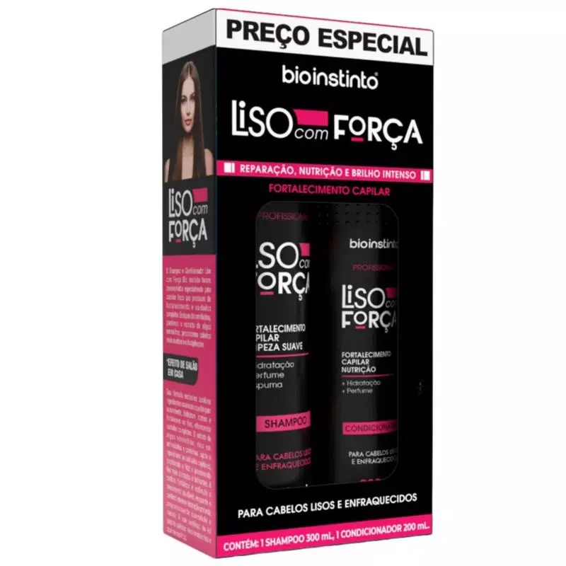 KIT 2x1 Liso com Força/Bio Instinto