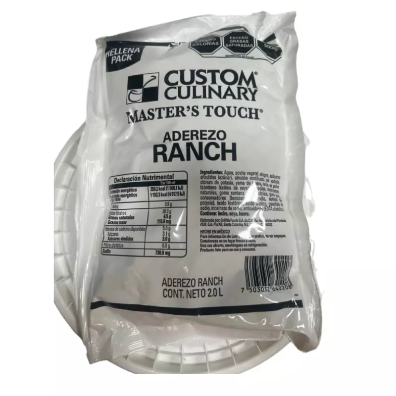 POUCH CUSTOM ADEREZO RANCH  2KG