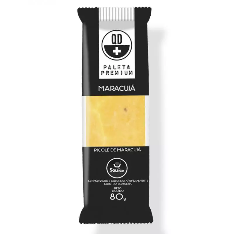 Paleta Premium Maracujá com Leite Condensado