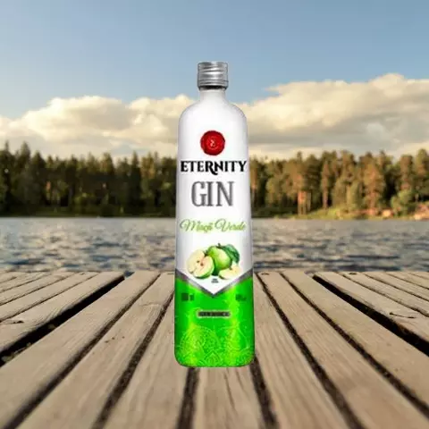 GARRAFA GIN ETERNITY MAÇÃ VERDE