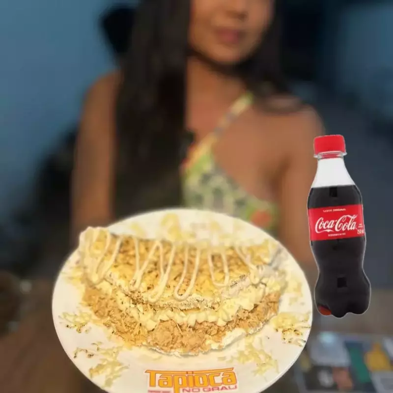 Tapioca Frango Com Catupiry + Coca