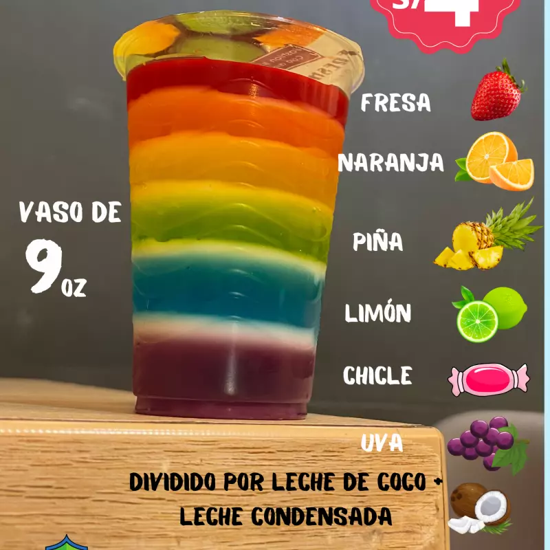 Gelatina Arcoiris