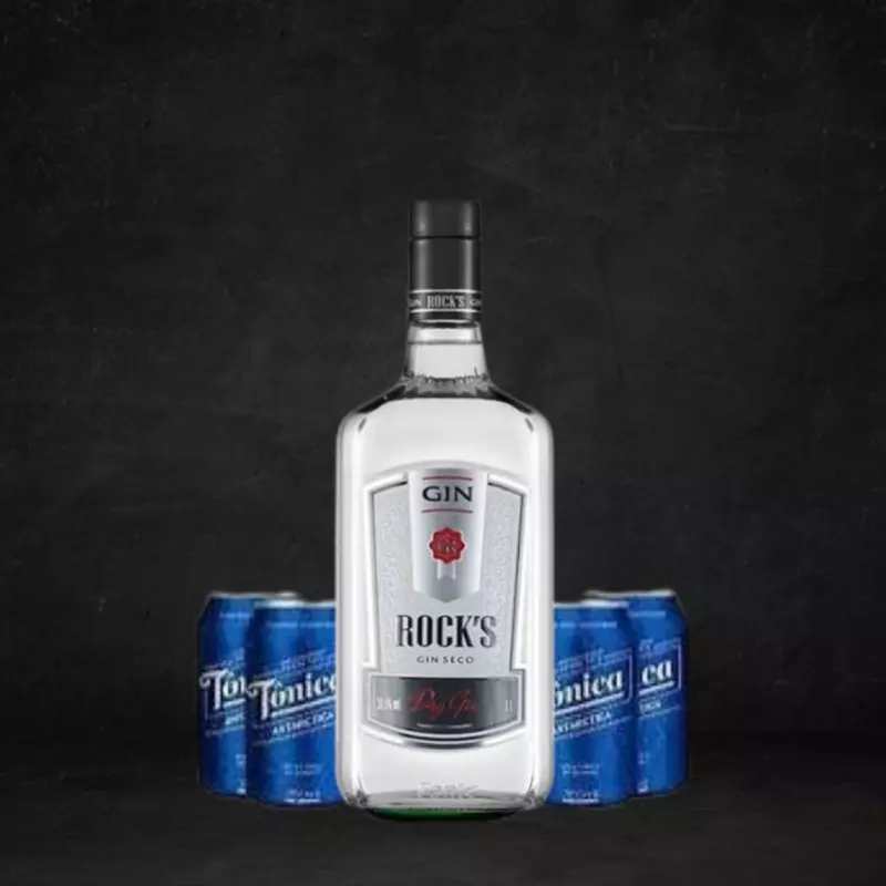 Combo: Gin Rocks 1L