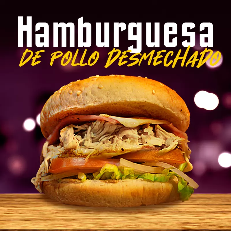 hamburguesa de pollo