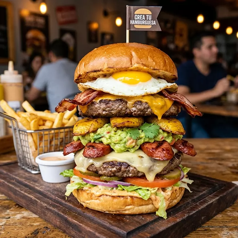 CREA TU HAMBURGUESA