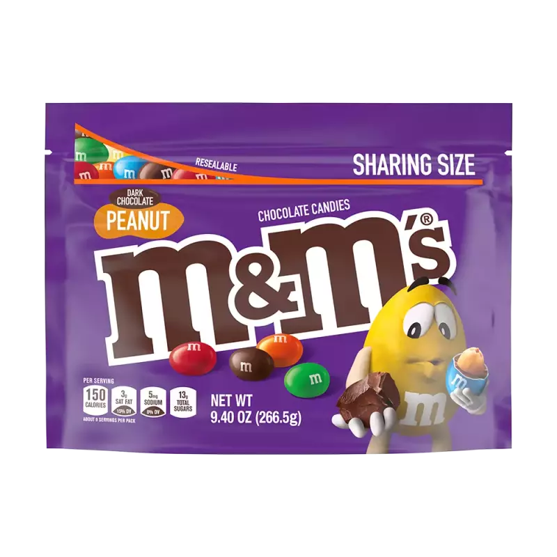 M&M dark chocolate