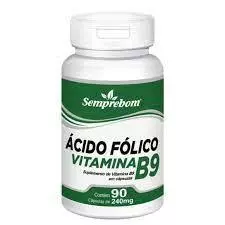 VITAMINA B9 (ÁCIDO FÓLICO) 90 CÁPSULAS