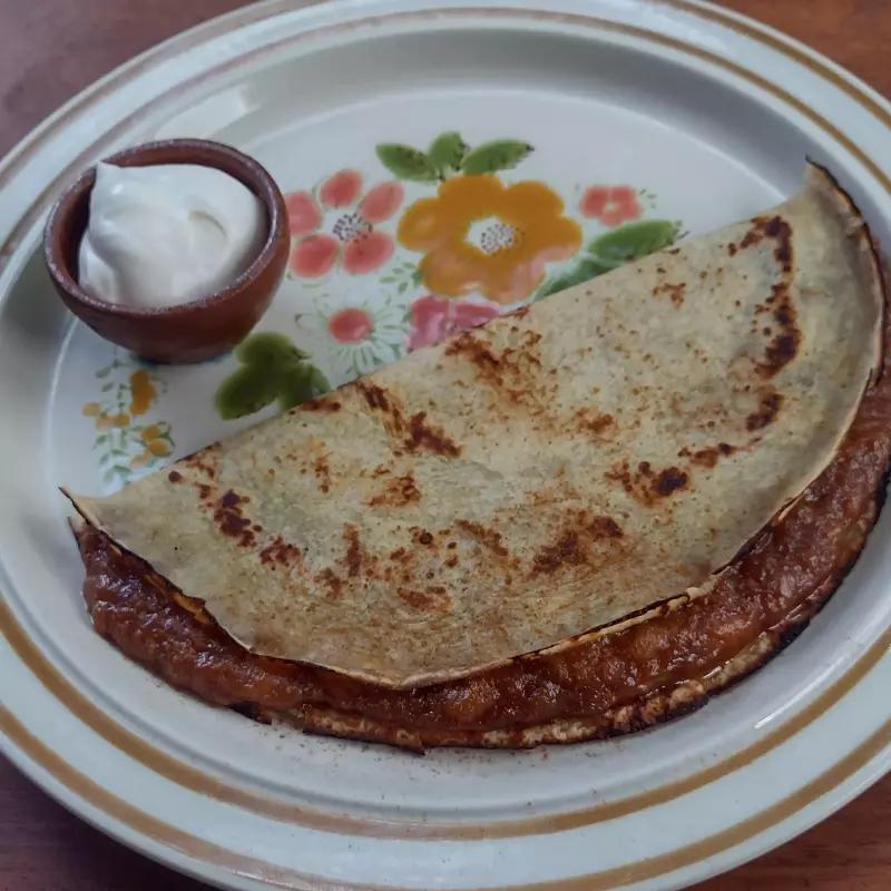 CREPA DE BANANA CARAMELIZADA