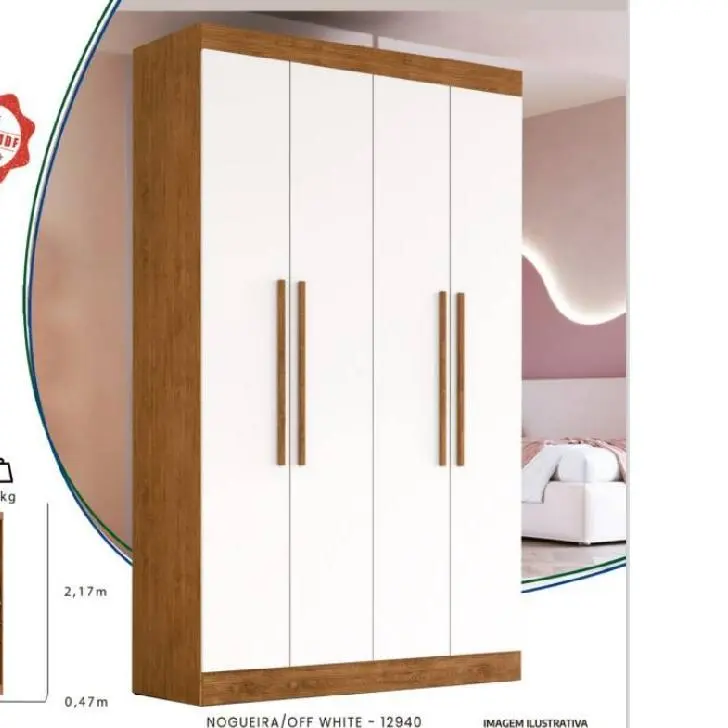 Guarda roupa 4 portas
