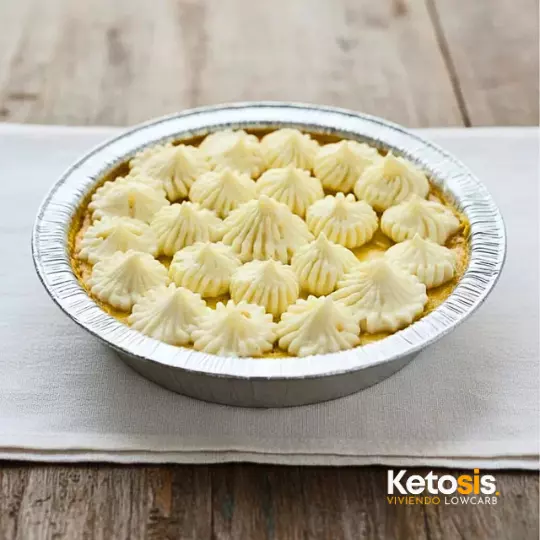 Pie de Limon Keto (porción)
